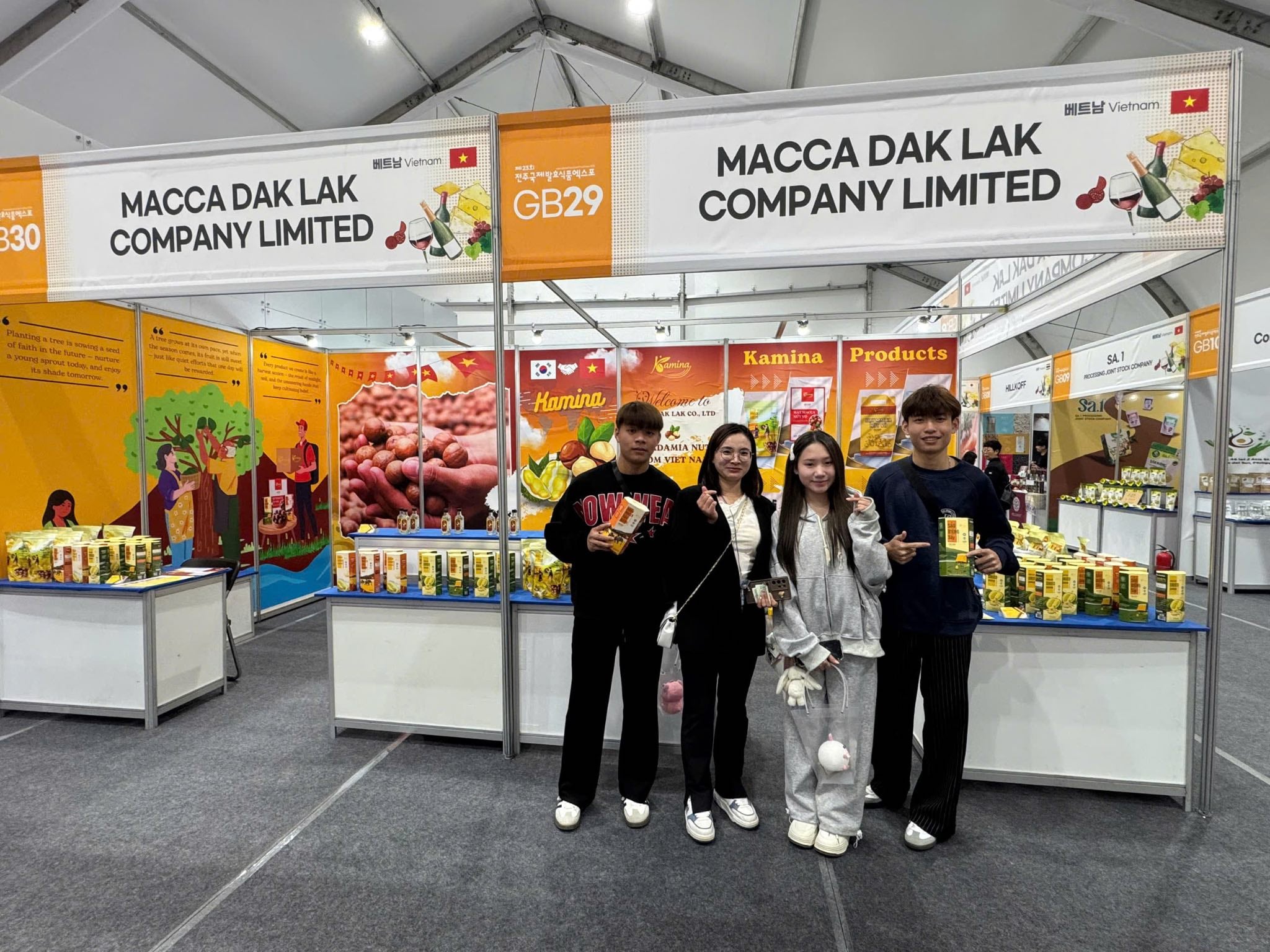 Kamina – Macca Đắk Lắk tham gia Hội chợ Thực phẩm Lên men Quốc tế IFFE 2025