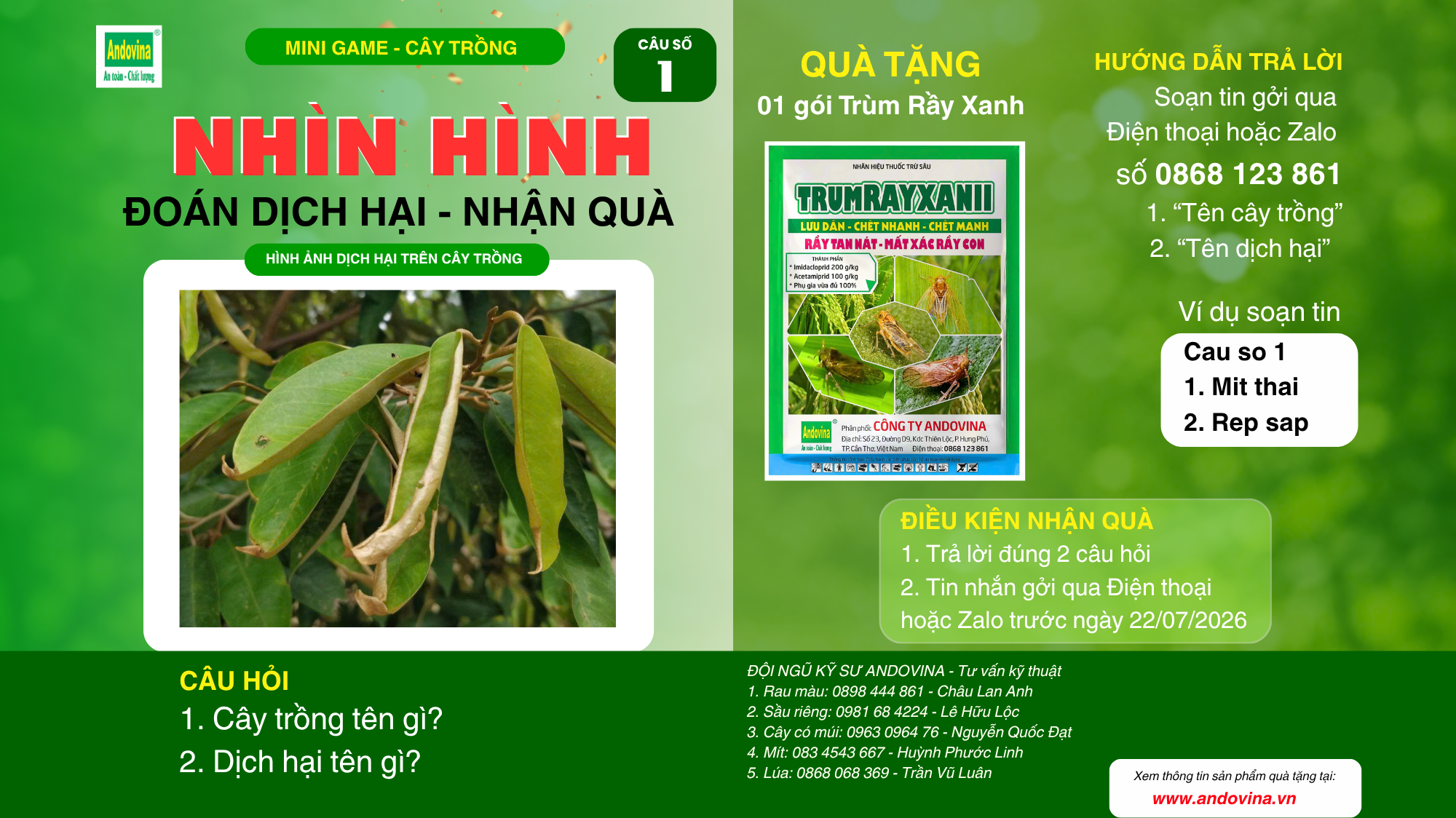 Câu số 1