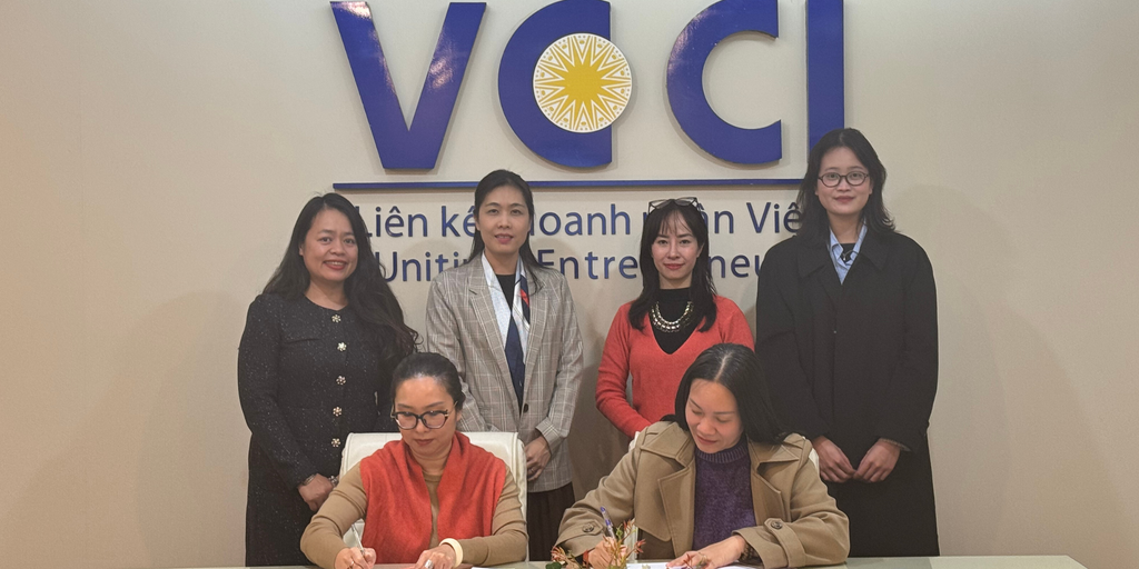 GREEN IN signs a memorandum of cooperation with the Vietnam Women Entrepreneurs Council – Partnering with women-owned businesses in green transformation and sustainable development by 2026.