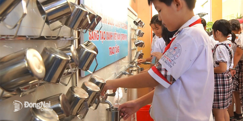 Inauguration of clean water system for more than 500 students at Bau Phung Primary School (Dong Nai)
