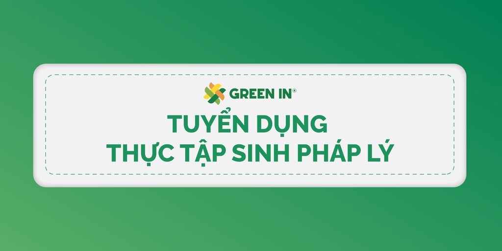 TUYỂN DỤNG THỰC TẬP SINH PHÁP LÝ