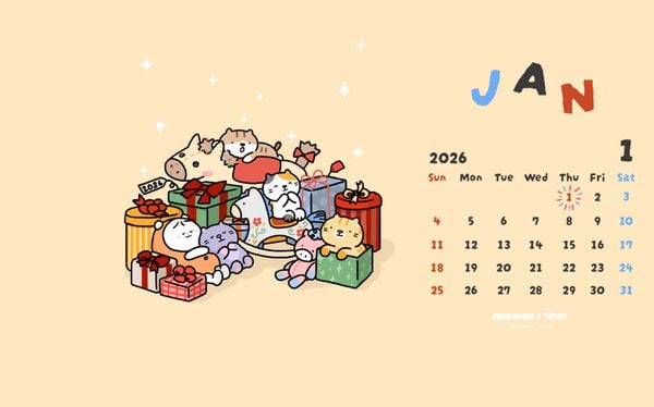 [Wallpaper] Snowmon x Nhabi - Hello 2026