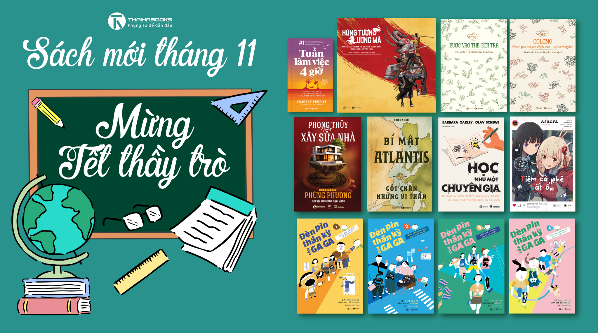 THAIHABOOKS - SÁCH MỚI THÁNG 11.2025