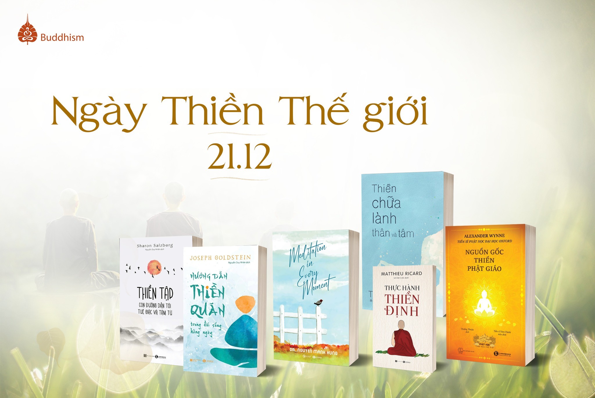 Bộ sách Thiền tập chào mừng Ngày Thiền Thế giới 21.12