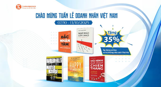 Chào mừng Tuần lễ Doanh nhân Việt Nam - Ưu đãi 35% Sách Biz từ  07/10 - 13/10/2025