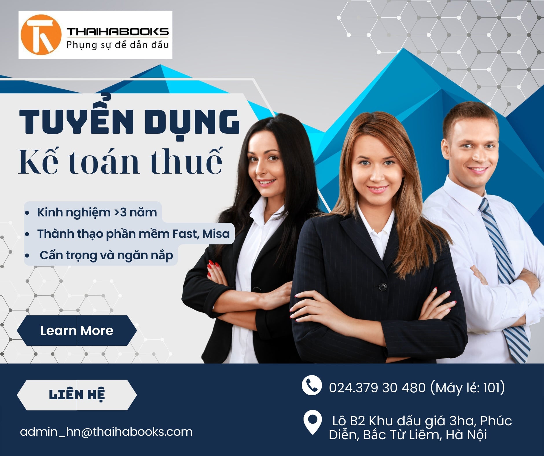 TUYỂN DỤNG KẾ TOÁN THUẾ (Hà Nội)