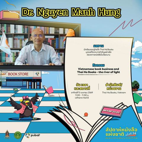 Thái Hà Books hướng tới Bangkok International Book Fair 2026 với dấu ấn hội nhập quốc tế