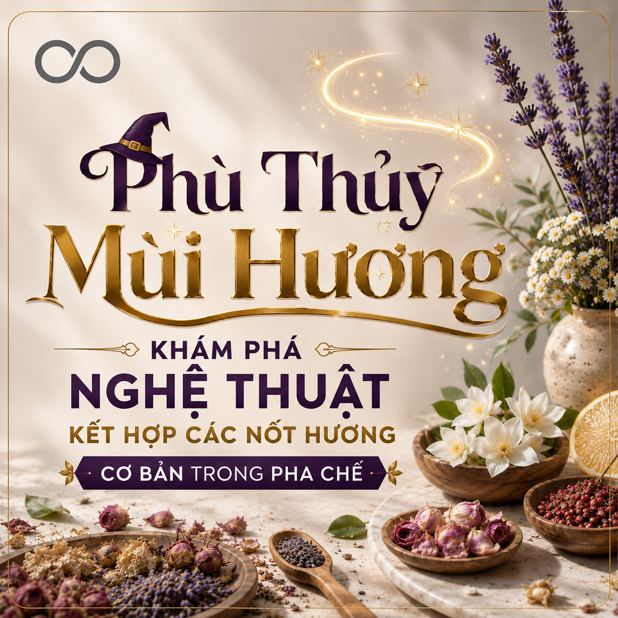 Phù Thủy Mùi Hương: Khám Phá Nghệ Thuật Kết Hợp Các Nốt Hương Cơ Bản Trong Pha Chế