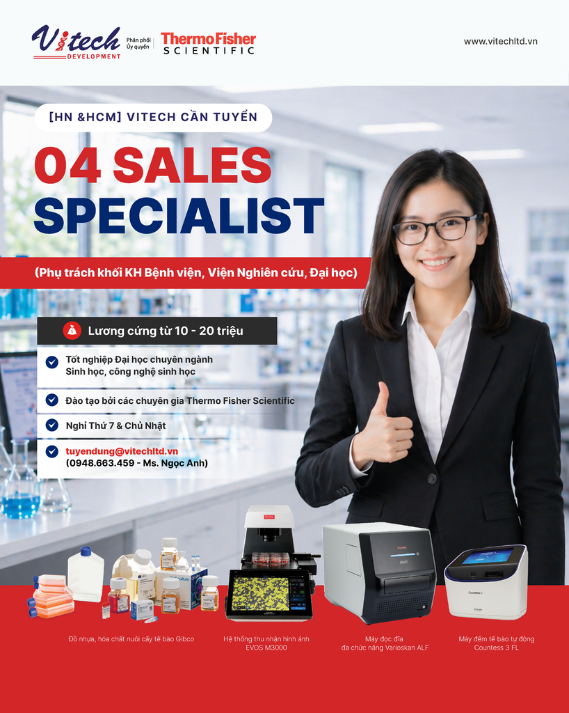 [HN &HCM] VITECH CẦN TUYỂN 04 NHÂN VIÊN KINH DOANH