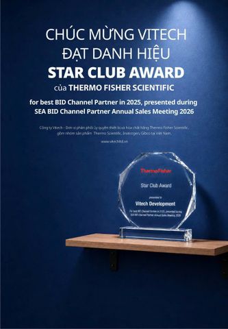 VITECH HONORED BY THERMO FISHER SCIENTIFIC WITH THE STAR CLUB AWARD