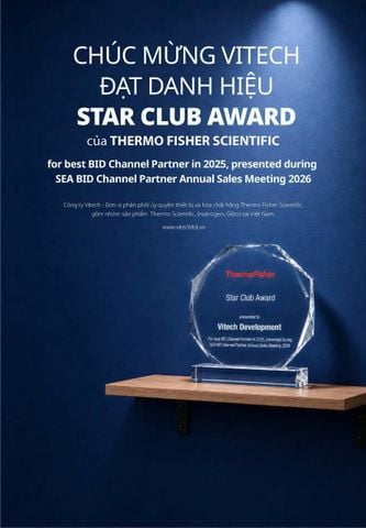 VITECH ĐƯỢC THERMO FISHER SCIENTIFIC VINH DANH GIẢI THƯỞNG STAR CLUB AWARD