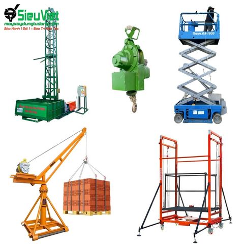 Tổng hợp thiết bị nâng hạ cần thiết trong xây dựng công trình