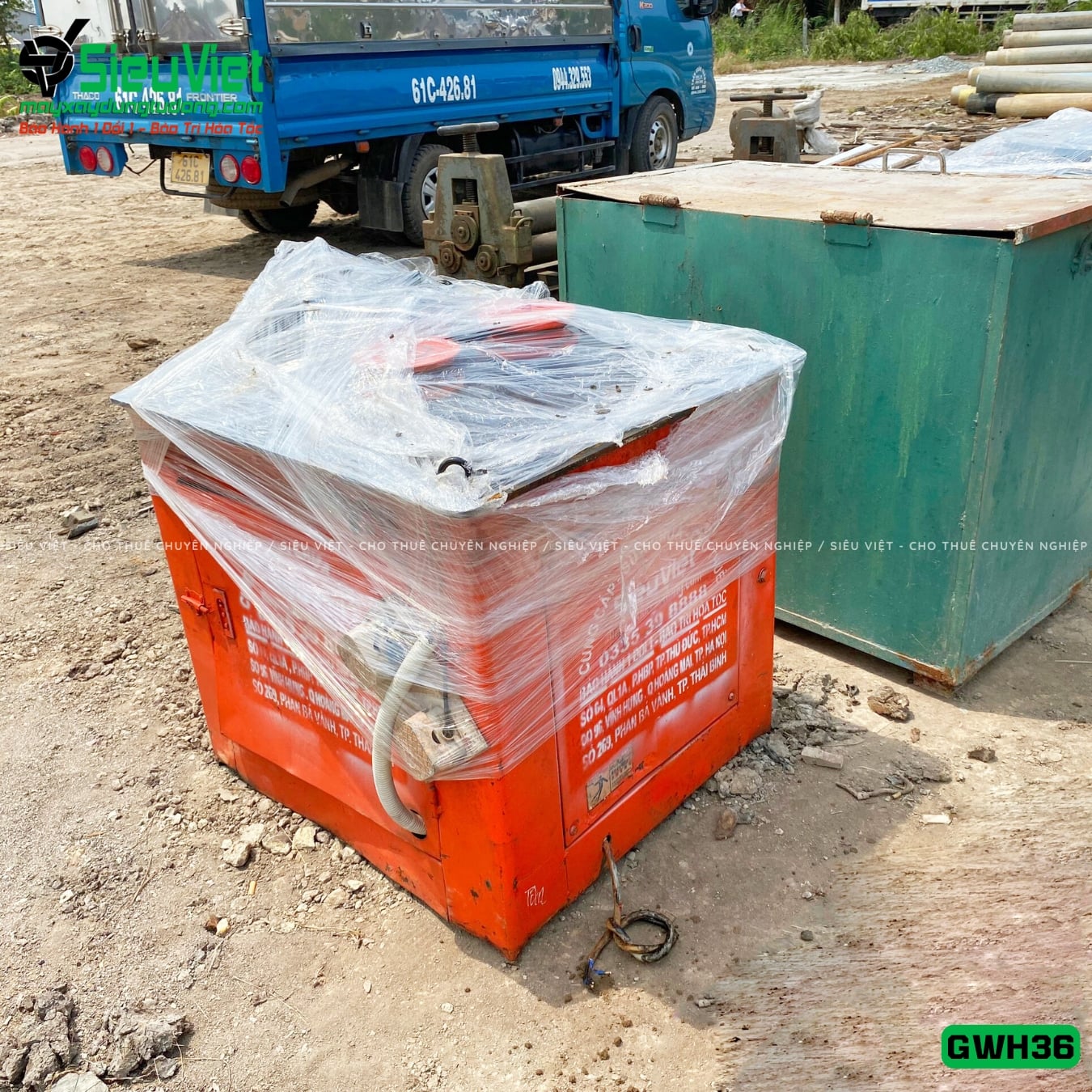Giao thuê máy uốn sắt vòng tròn GWH36