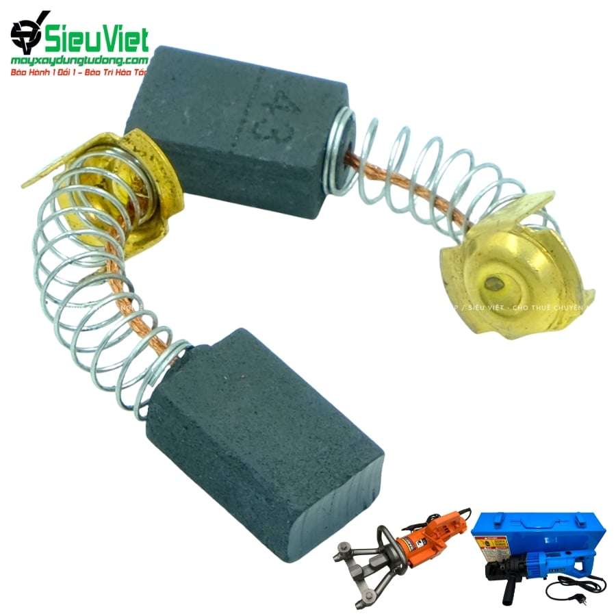 Chổi than A43 máy cắt uốn sắt thủy lực cầm tay