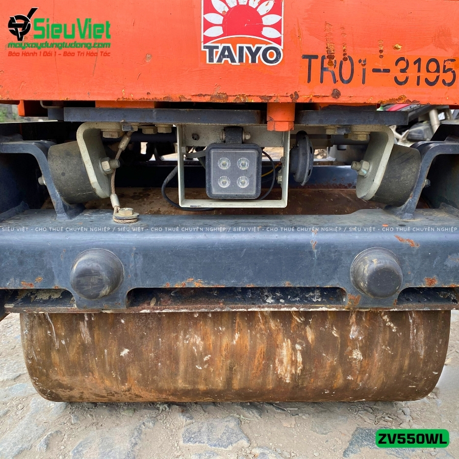 Cơ cấu khung gầm xe lu rung dắt tay Hitachi ZV550WL