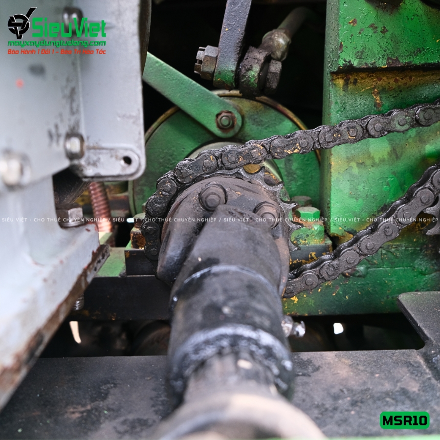 Cơ cấu khung gầm xe lu rung nhỏ Meiwa MSR10