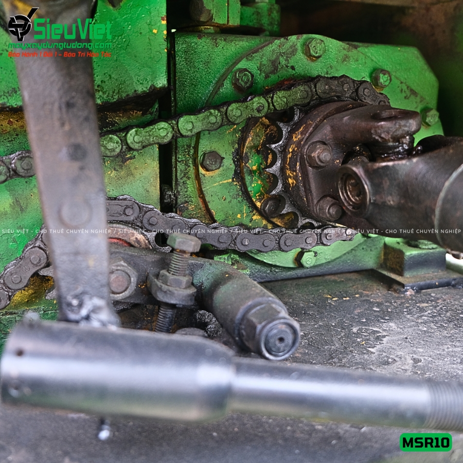 Cơ cấu khung gầm xe lu rung nhỏ Meiwa MSR10