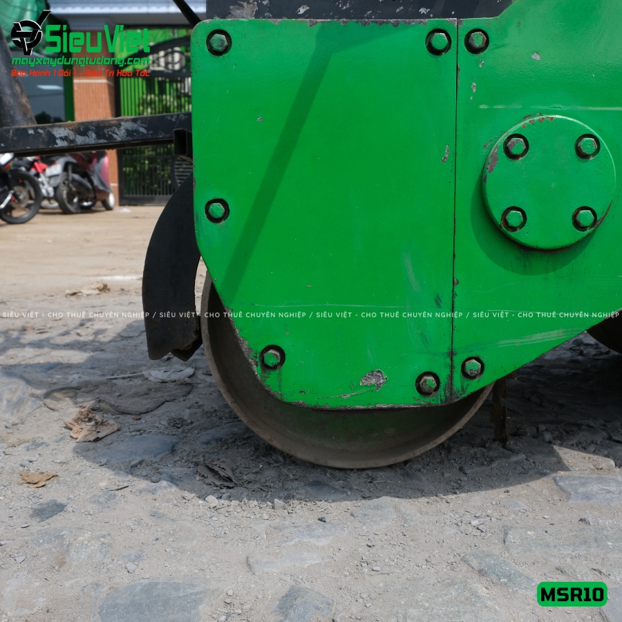 Cơ cấu khung gầm xe lu rung nhỏ Meiwa MSR10