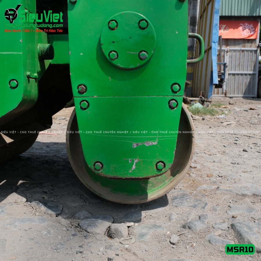 Cơ cấu khung gầm xe lu rung nhỏ Meiwa MSR10