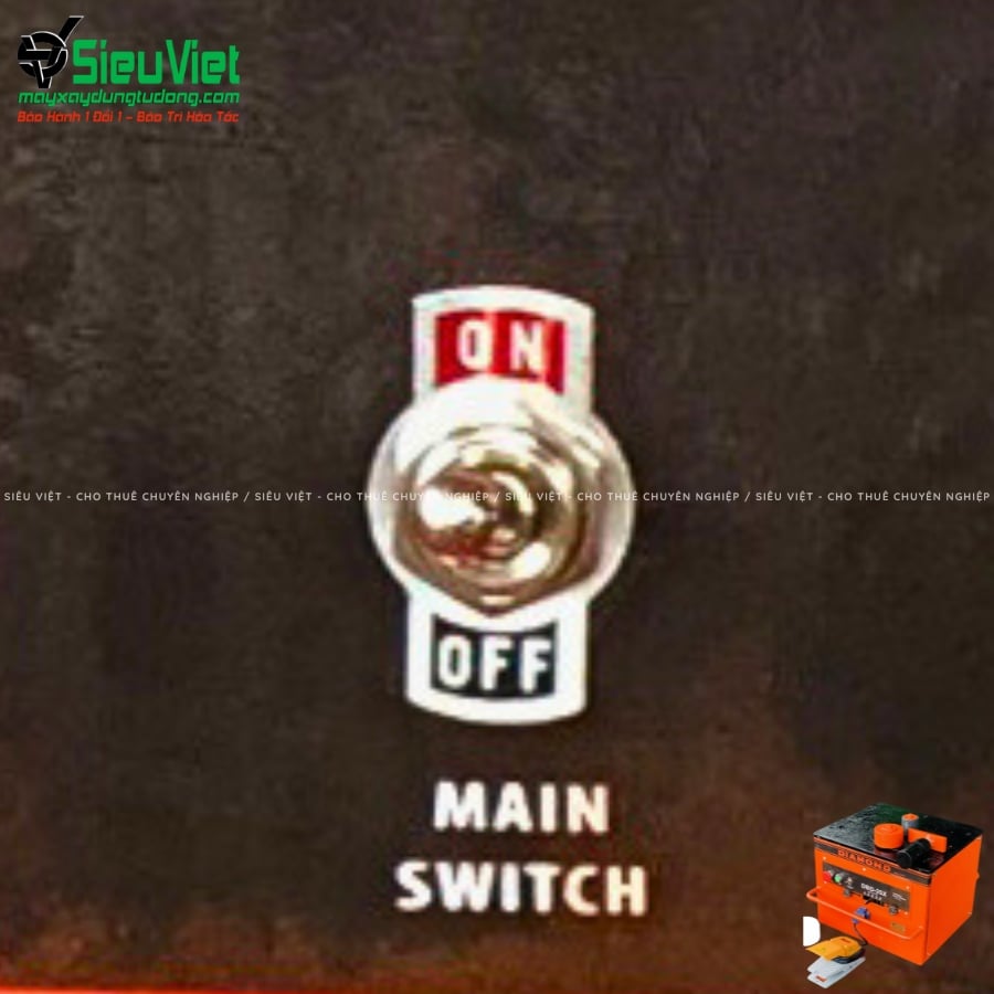 Công tắc On-Off 3 chân máy uốn sắt 1 pha Nhật Bản