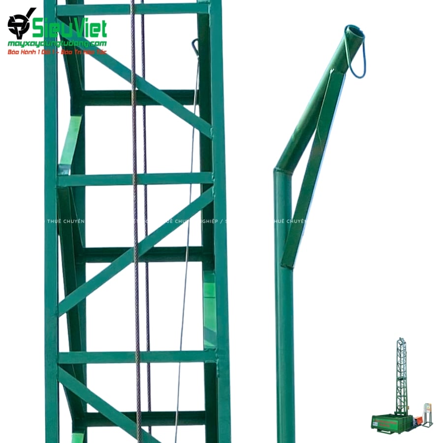 Cột cờ nâng đốt vận thăng nâng hàng VTSV500 VTSV1000