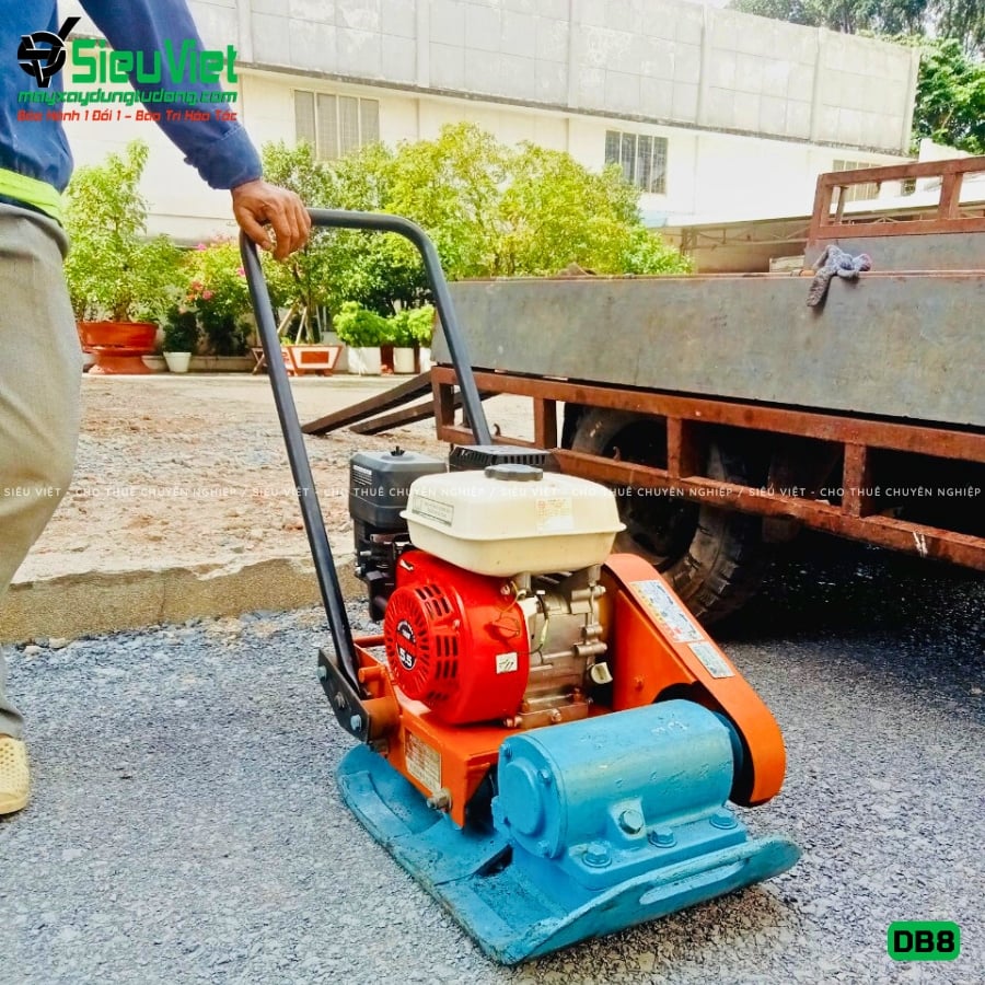 Máy đầm bàn 75kg -100kg giao thuê tháng