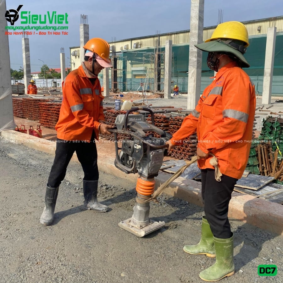 Đầm cóc xăng 70kg - 80kg giao thuê ngày