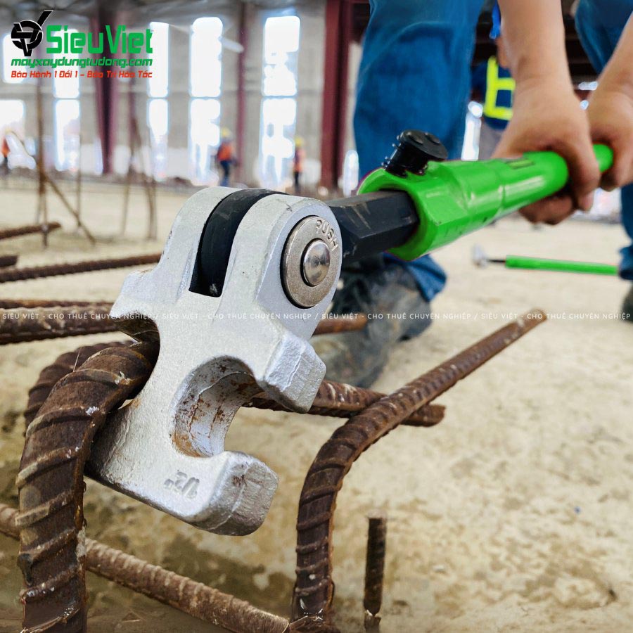 Dụng cụ uốn sắt đầu cột, sắt dính sàn