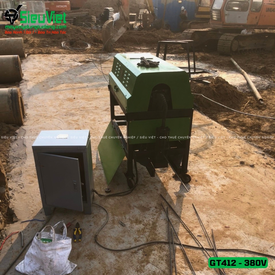 Máy duỗi cắt sắt GT412 giao bán