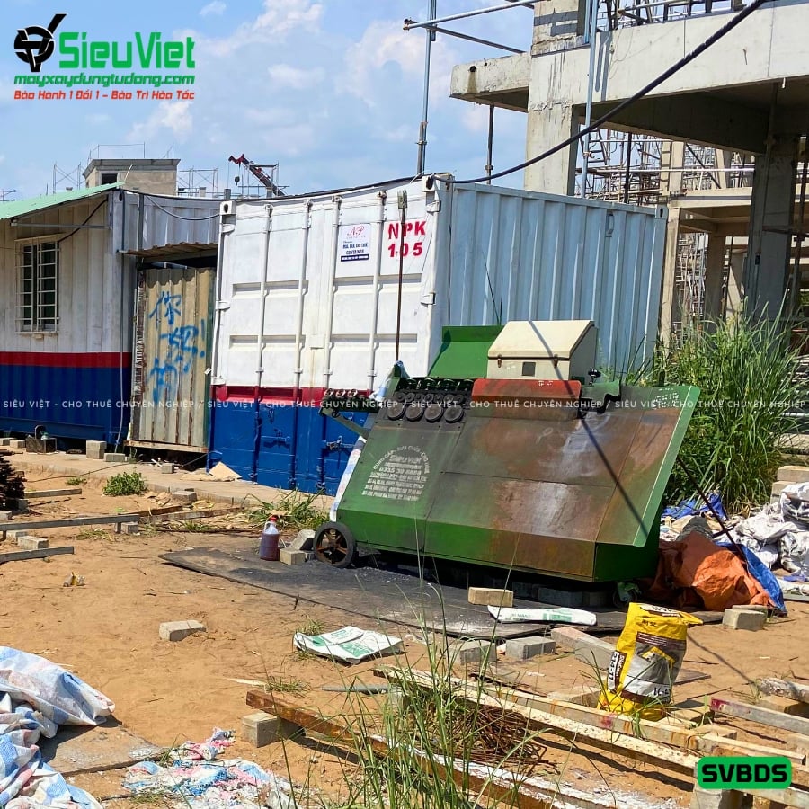 Giao thuê tháng máy bẻ đai sắt SVBDS