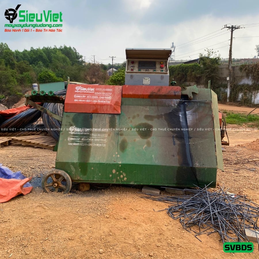 Giao thuê tháng máy bẻ đai sắt SVBDS