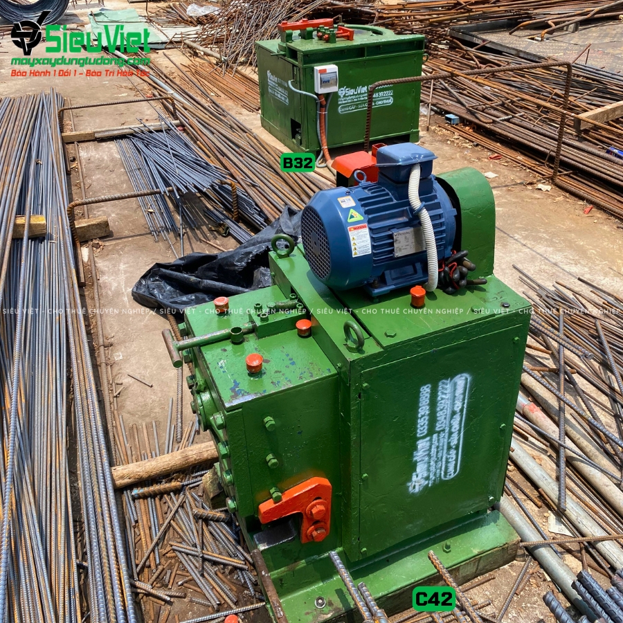 Giao thuê tháng máy cắt sắt C42 Nhật Bản