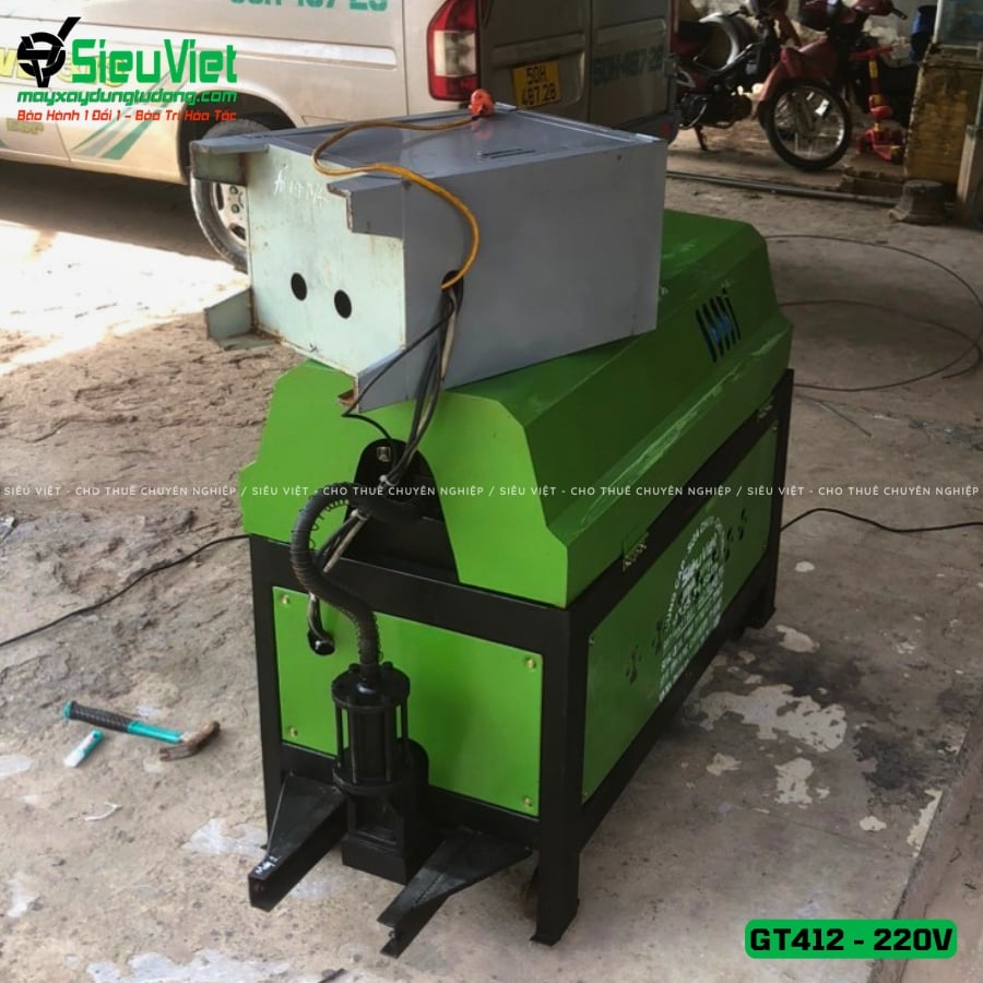Giao thuê tháng máy duỗi cắt sắt GT412