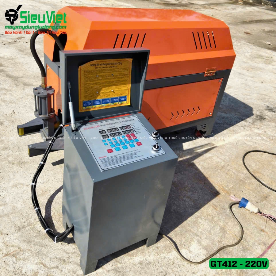 Giao thuê tháng máy duỗi cắt sắt GT412