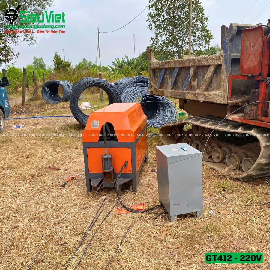 Giao thuê tháng máy duỗi cắt sắt GT412