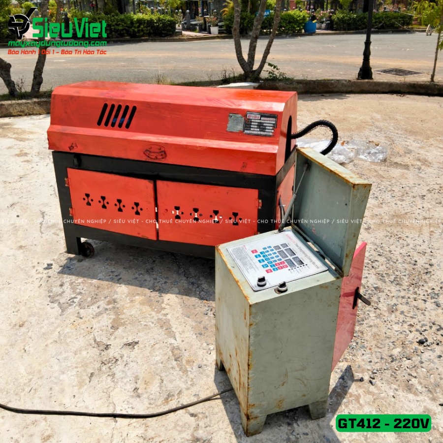 Giao thuê tháng máy duỗi cắt sắt GT412