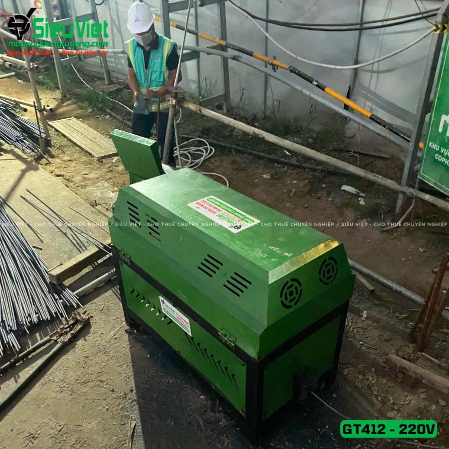 Giao thuê tháng máy duỗi cắt sắt GT412