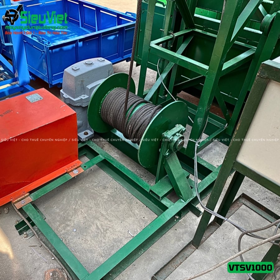 Kết cấu khung đế vận thăng nâng hàng 1000kg