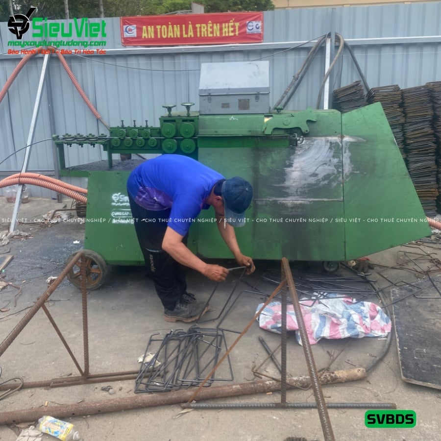 Máy bẻ đai sắt SVBDS cũ giao bán tại Bình Thạnh