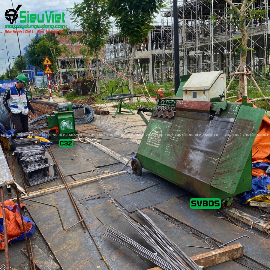 Máy bẻ đai sắt SVBDS giao thuê ngày