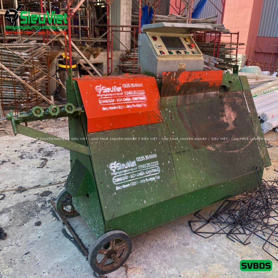 Máy bẻ đai sắt SVBDS giao thuê ngày