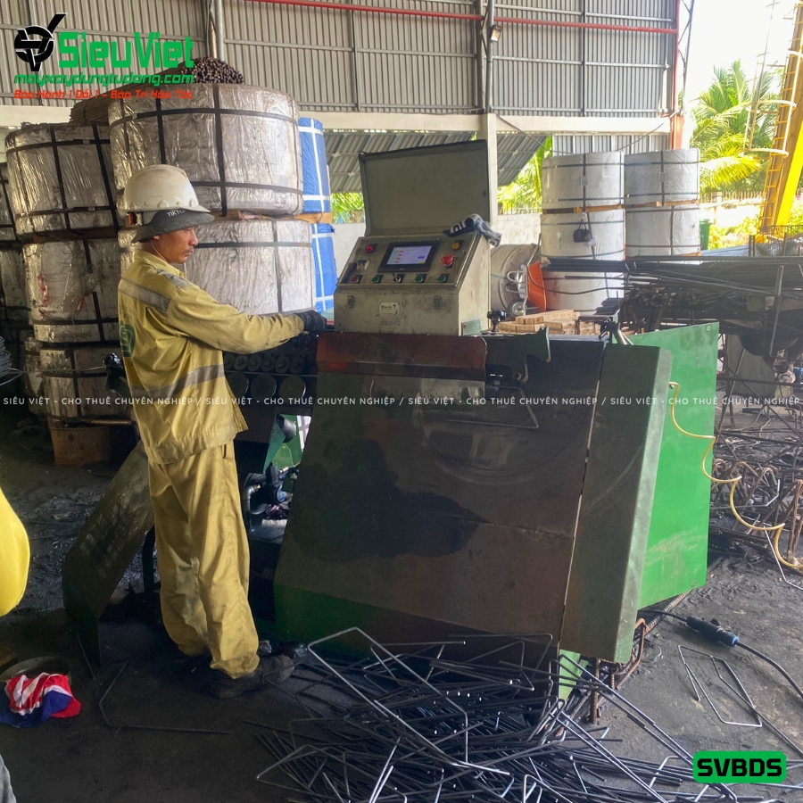 Máy bẻ đai sắt SVBDS giao thuê ngày