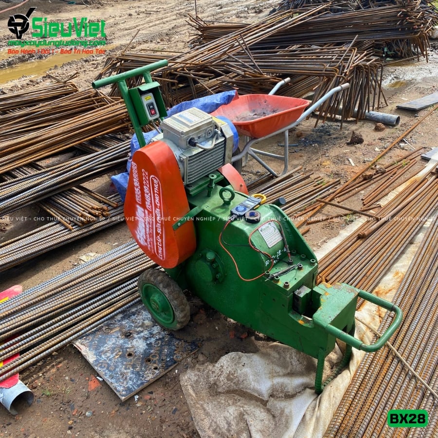 Máy cắt sắt bánh xe BX28 cũ bàn giao
