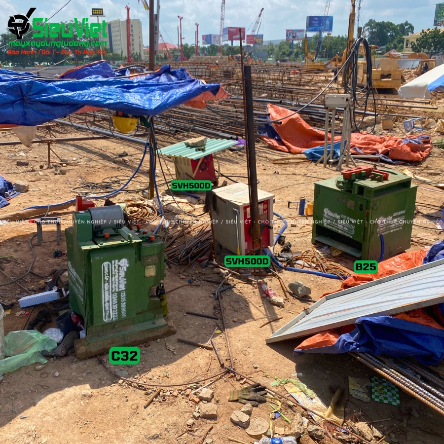 Máy cắt sắt C32 Nhật Bản bàn giao