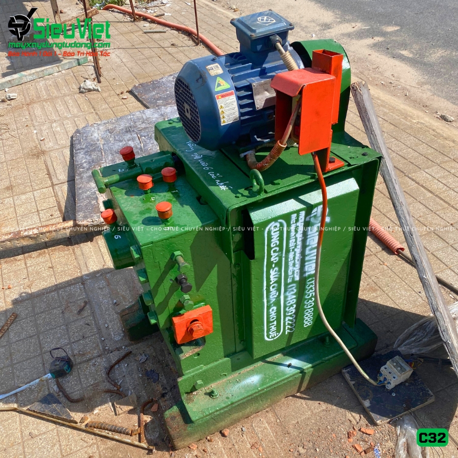 Máy cắt sắt C32 Nhật Bản bàn giao
