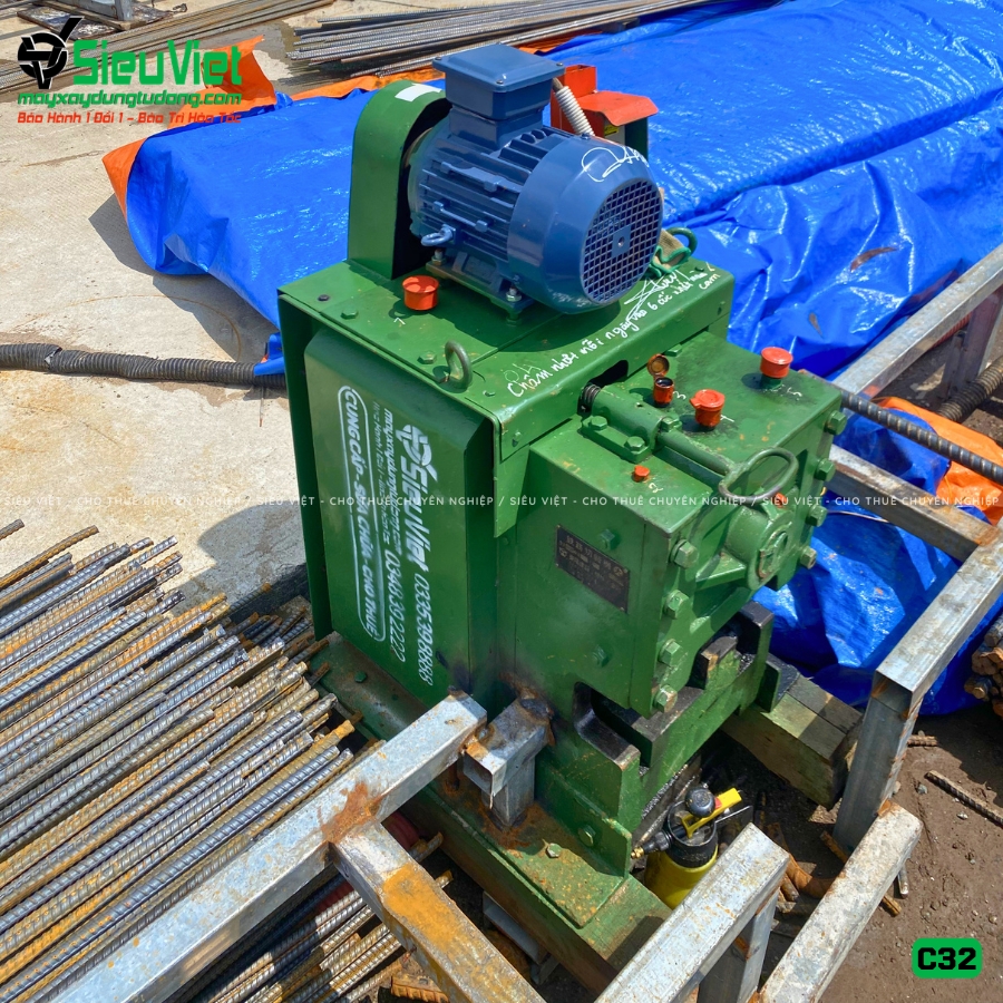 Máy cắt sắt C32 Nhật Bản bàn giao