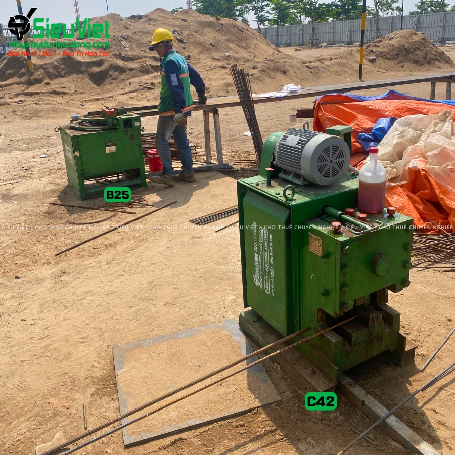 Máy cắt sắt C42 Nhật Bản bàn giao
