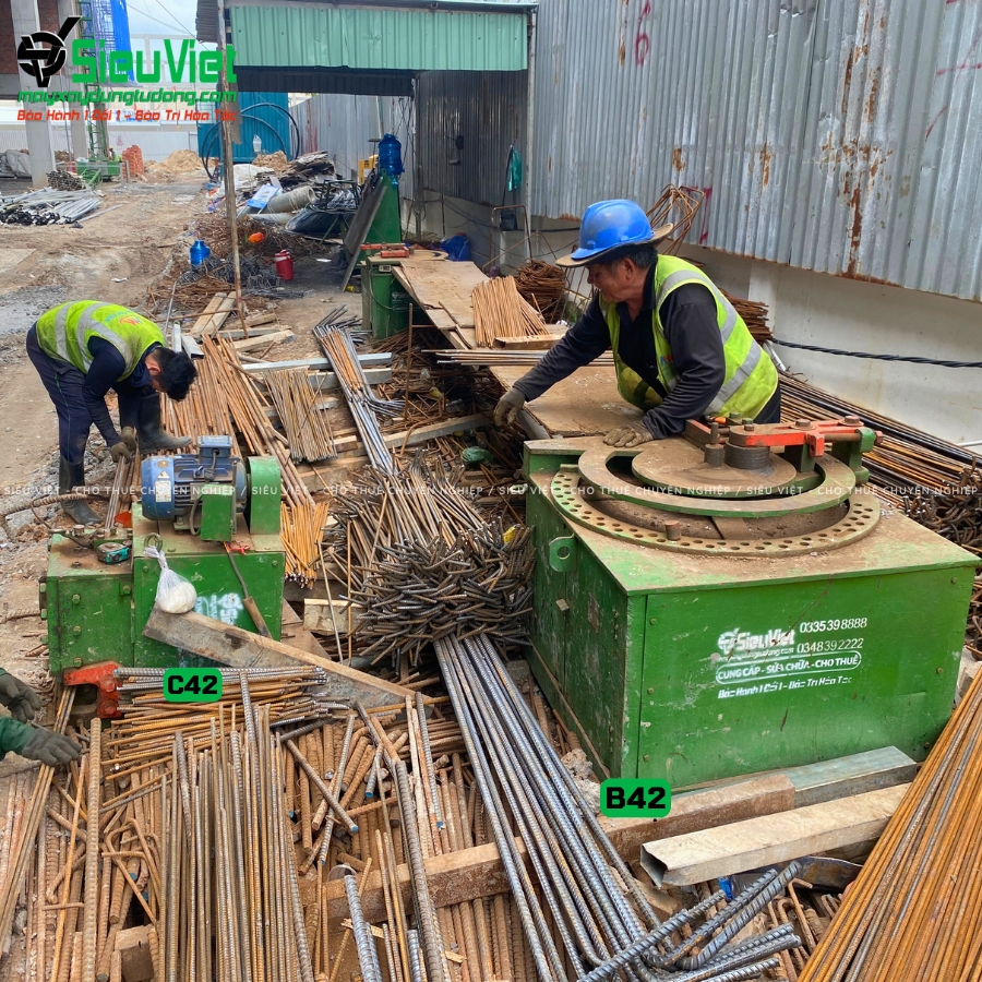 Máy cắt sắt C42 Nhật Bản bàn giao
