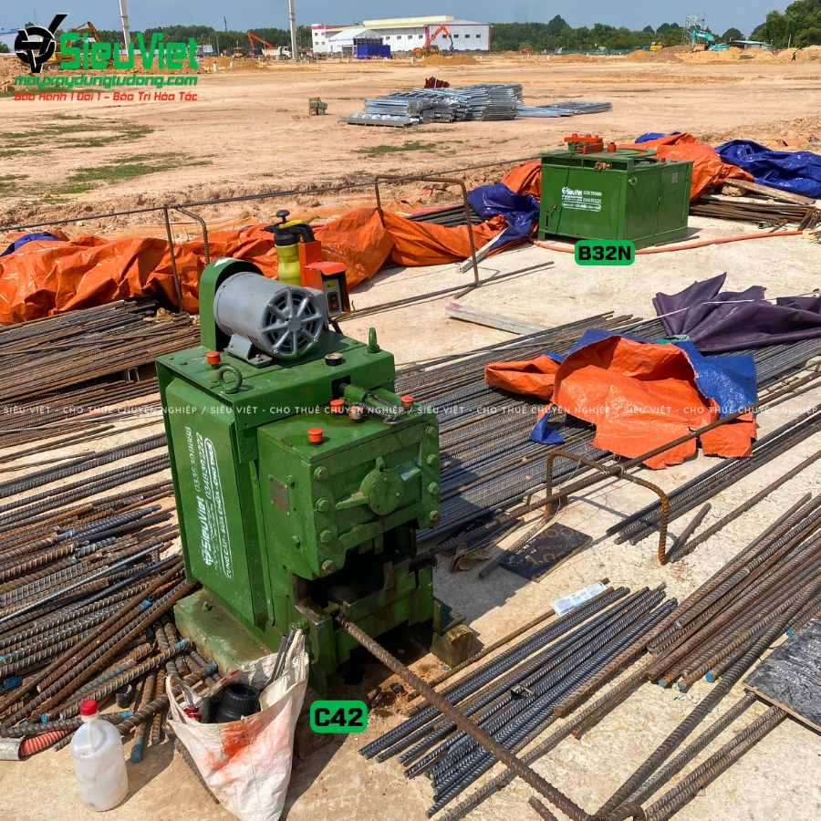 Máy cắt sắt C42 Nhật Bản bàn giao