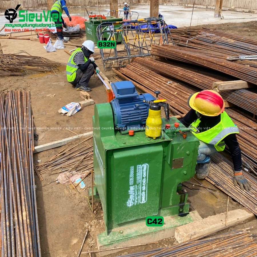 Máy cắt sắt C42 Nhật Bản cũ bàn giao